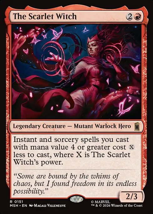 The Scarlet Witch [MSH #151] SPANISH NM