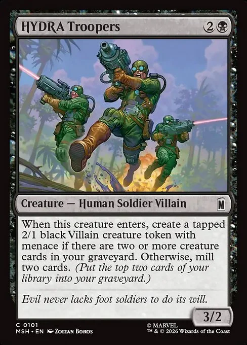 HYDRA Troopers [MSH #101] SPANISH NM