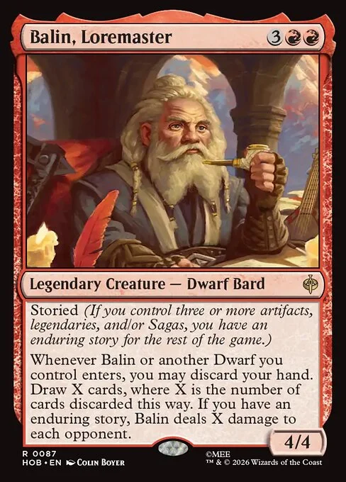 Balin, Loremaster [HOB #87] SPANISH NM