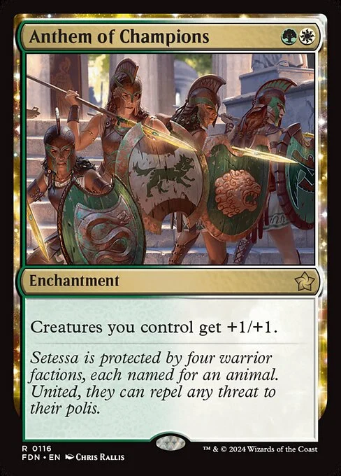 Anthem of Champions [FDN #116] SPANISH NM