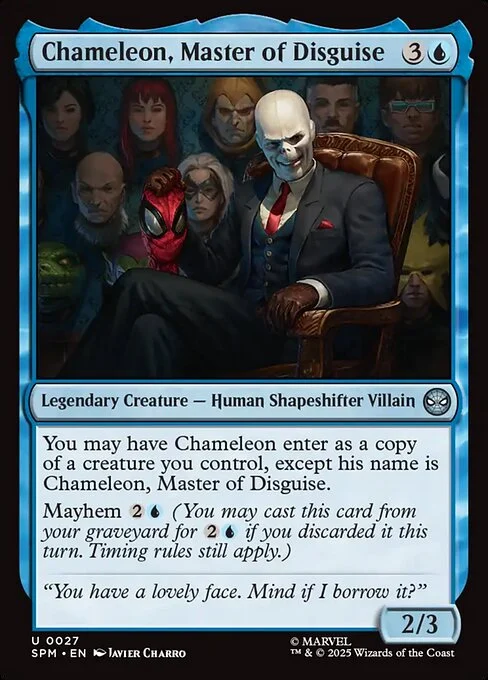 Chameleon, Master of Disguise [SPM #27] SPANISH NM