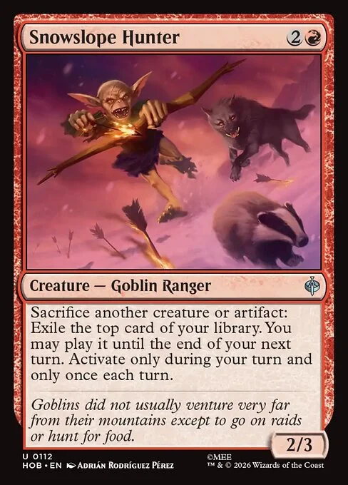 Snowslope Hunter [HOB #112] SPANISH NM