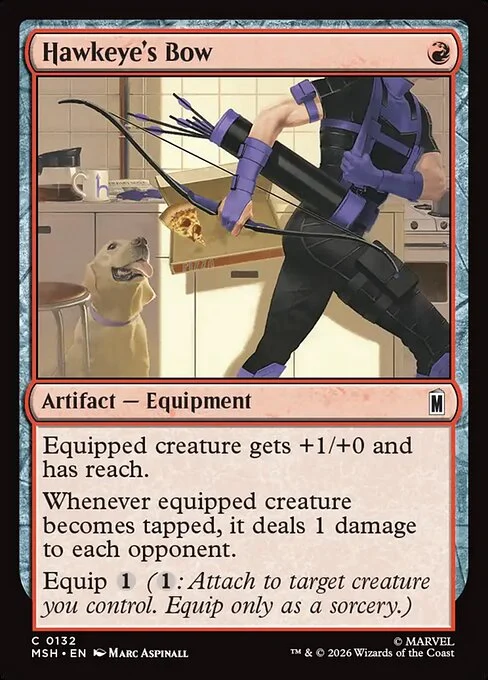 Hawkeye's Bow [MSH #132] SPANISH NM