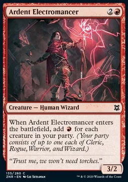 Ardent Electromancer [ZNR #135] SPANISH NM