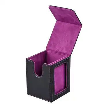 Deck Box Commander Black Purple - Material