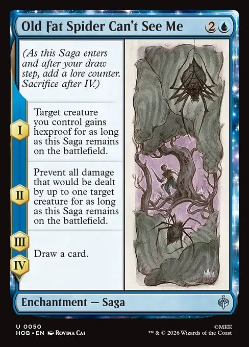 Old Fat Spider Can't See Me [HOB #50] SPANISH NM