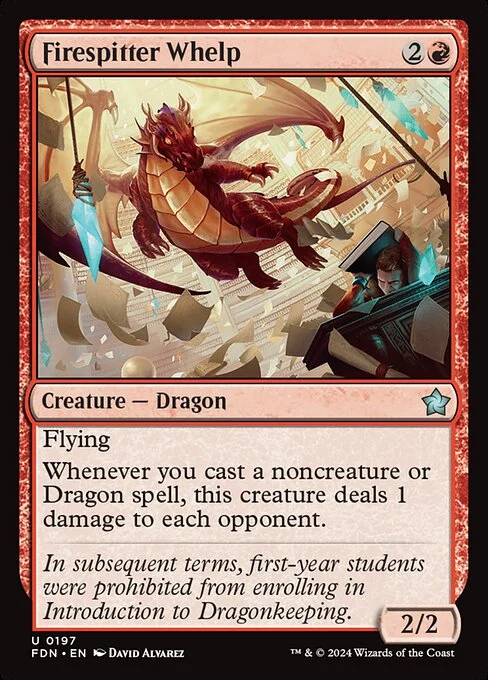 Firespitter Whelp [FDN #197] SPANISH NM