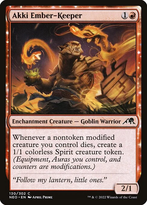 Akki Ember-Keeper [NEO #130] ENGLISH NM