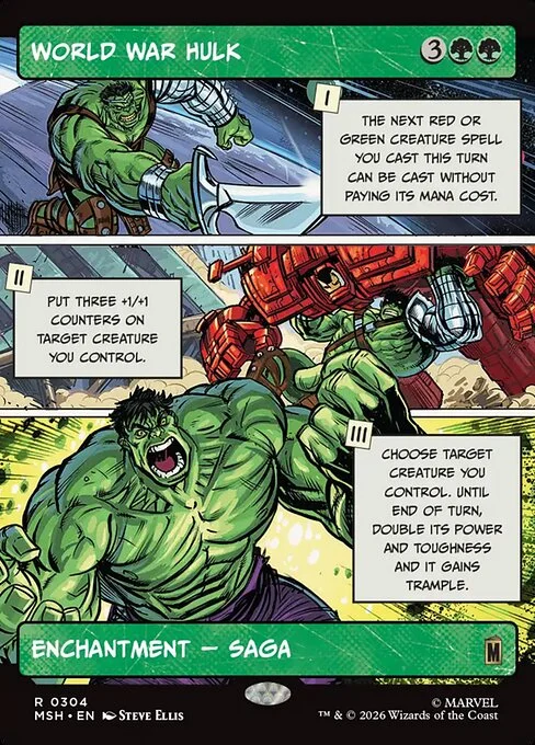 World War Hulk [XMSH #304] SPANISH NM