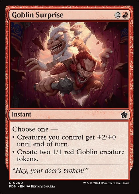 Goblin Surprise [FDN #200] SPANISH NM