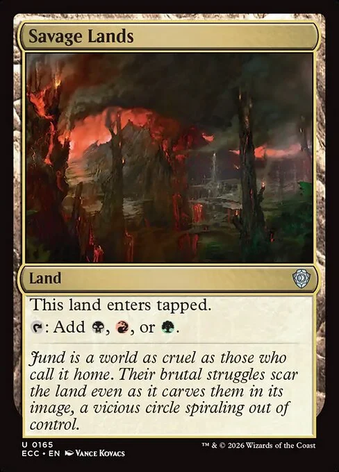 Savage Lands [ECC #165] ENGLISH NM
