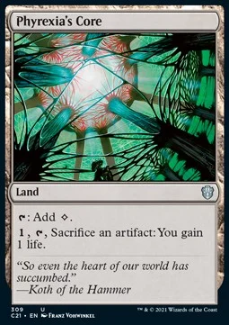Phyrexia's Core [C21 #309] SPANISH NM
