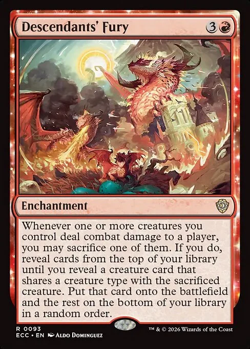 Descendants' Fury [ECC #93] ENGLISH NM