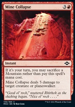 Mine Collapse [MH2 #135] SPANISH NM