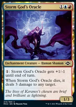Storm God's Oracle [MH2 #213] SPANISH NM