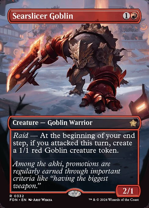 Searslicer Goblin (V.1) [XFDN #332] SPANISH NM