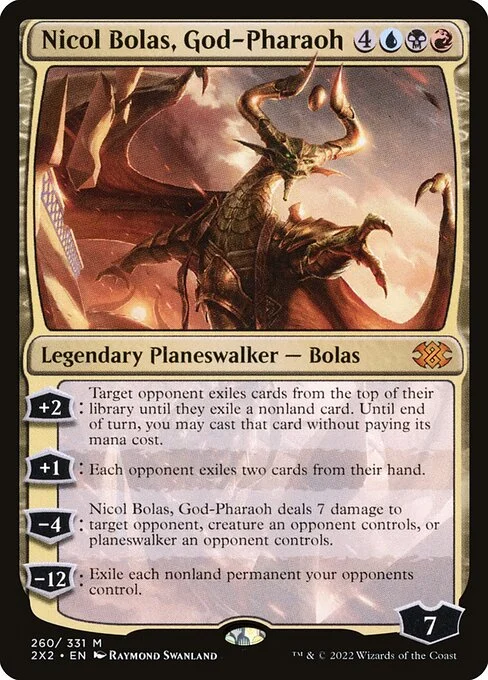 Nicol Bolas, God-Pharaoh [2X2 #260] ENGLISH NM