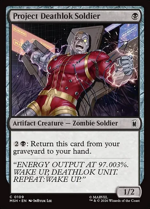 Project Deathlok Soldier [MSH #109] SPANISH NM