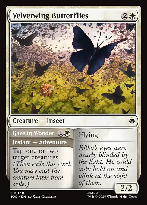 Velvetwing Butterflies // Gaze in Wonder [HOB #30] SPANISH NM