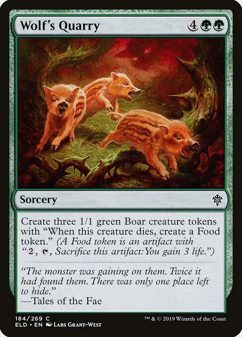 Wolf's Quarry [ELD #184] ENGLISH NM