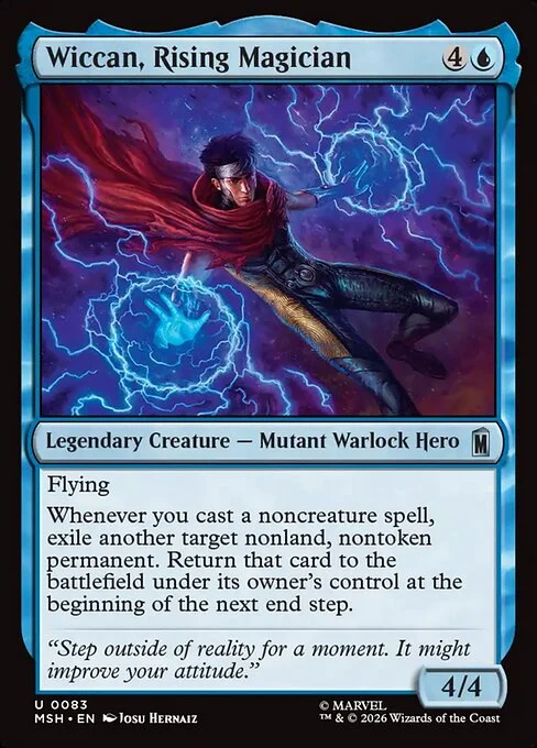 Wiccan, Rising Magician [MSH #83] SPANISH NM