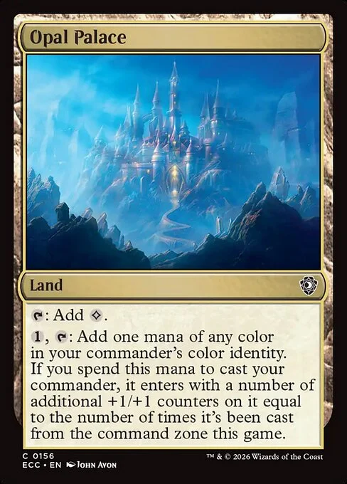 Opal Palace [ECC #156] ENGLISH NM