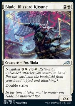 Blade-Blizzard Kitsune [NEO #5] SPANISH NM