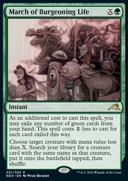 March of Burgeoning Life [NEO #201] SPANISH NM