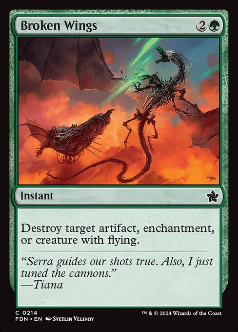 Broken Wings [FDN #214] SPANISH NM