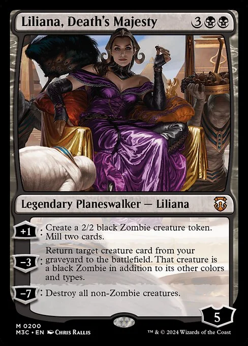 Liliana, Death's Majesty [M3C #200] ENGLISH NM