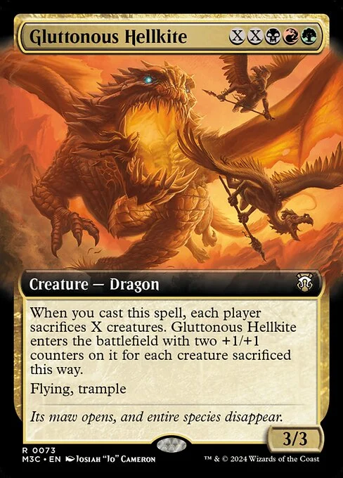 Gluttonous Hellkite [XM3C #73] ENGLISH NM