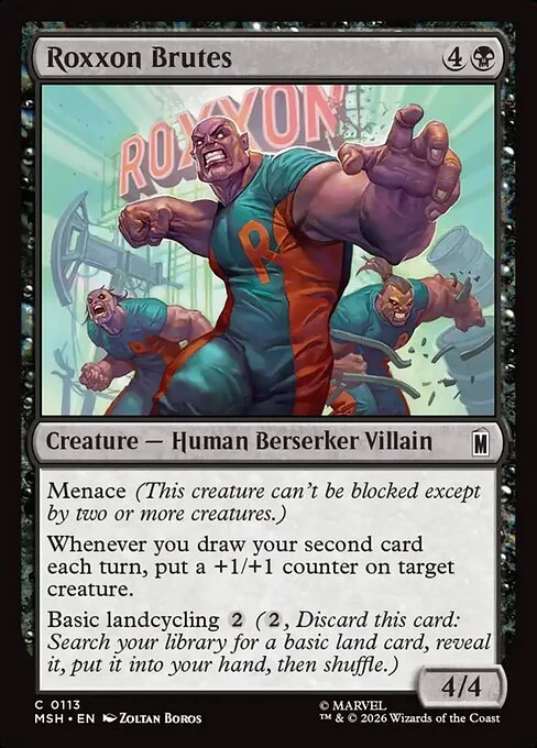 Roxxon Brutes [MSH #113] SPANISH NM