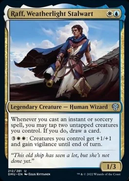 Raff, Weatherlight Stalwart [DMU #212] ENGLISH NM