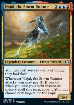 Najal, the Storm Runner [DMU #208] SPANISH NM