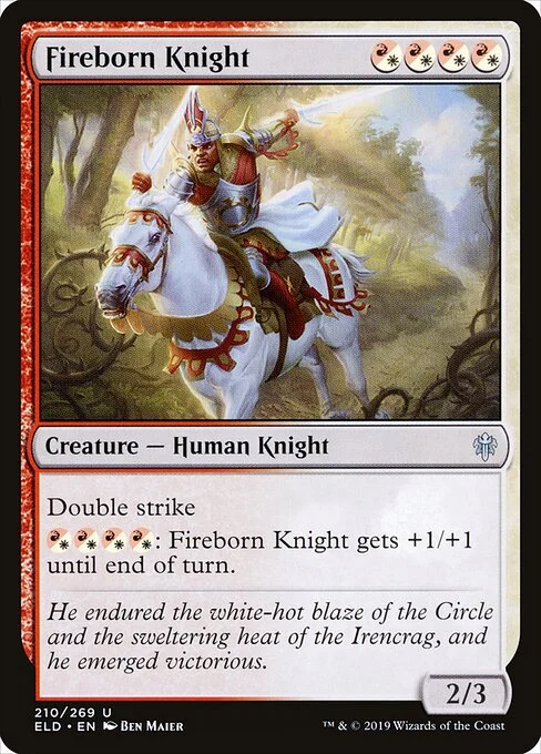 Fireborn Knight [ELD #210] ENGLISH NM