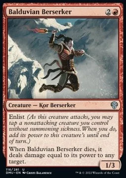 Balduvian Berserker [DMU #116] ENGLISH NM