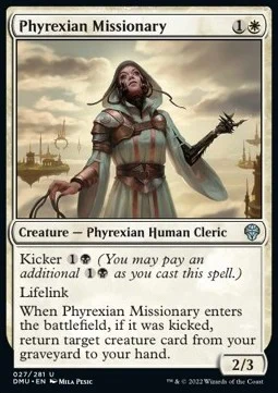Phyrexian Missionary [DMU #27] SPANISH NM