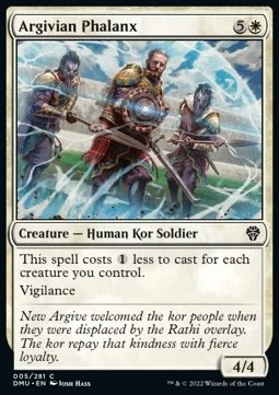 Argivian Phalanx [DMU #5] SPANISH NM