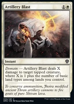 Artillery Blast [DMU #6] ENGLISH NM
