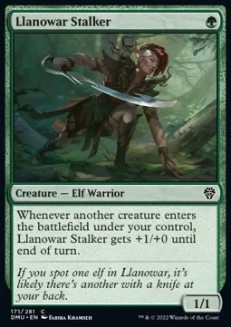 Llanowar Stalker [DMU #171] SPANISH NM