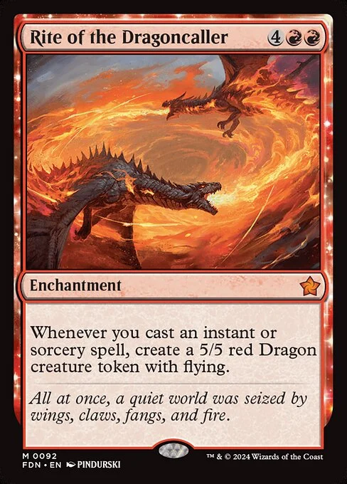 Rite of the Dragoncaller [FDN #92] SPANISH NM