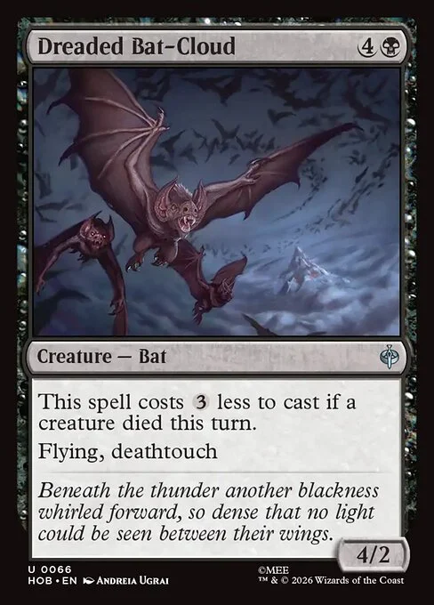 Dreaded Bat-Cloud [HOB #66] SPANISH NM