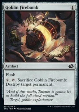 Goblin Firebomb [BRO #235] SPANISH NM