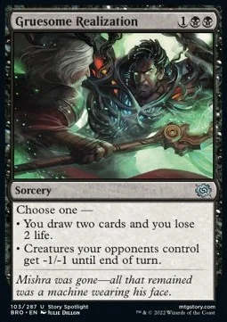 Gruesome Realization [BRO #103] SPANISH NM