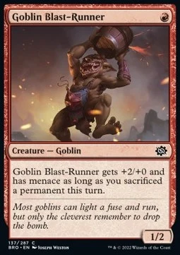 Goblin Blast-Runner [BRO #137] SPANISH NM