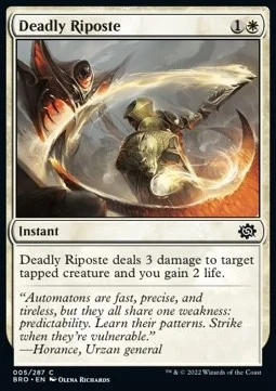 Deadly Riposte [BRO #5] SPANISH NM