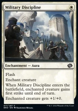 Military Discipline [BRO #17] SPANISH NM