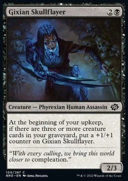 Gixian Skullflayer [BRO #100] SPANISH NM