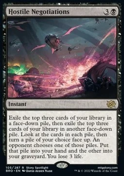 Hostile Negotiations [BRO #105] SPANISH NM