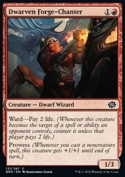 Dwarven Forge-Chanter [BRO #131] SPANISH NM